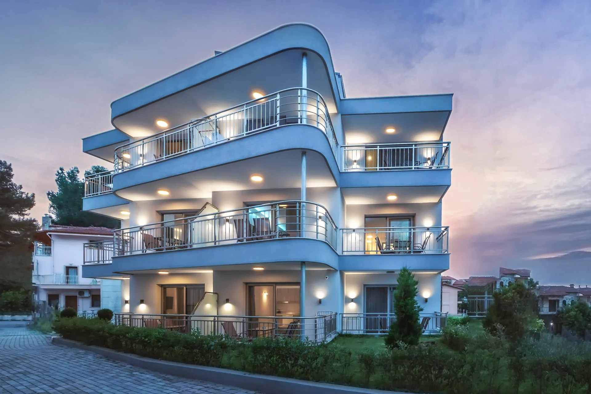 Summer In apartmani na obali Egejskog mora u centru Polihrona.