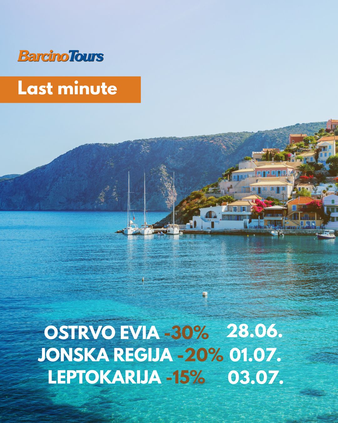 Last minute ponuda za jun i jul