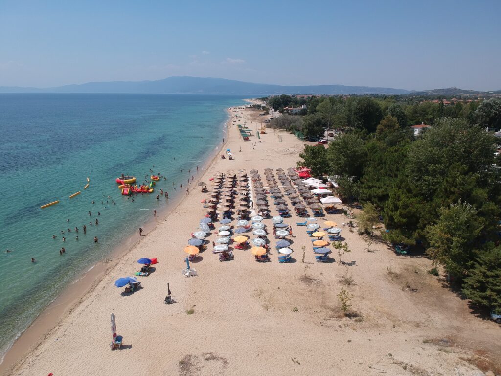 Ofrinio Beach plaža dronom