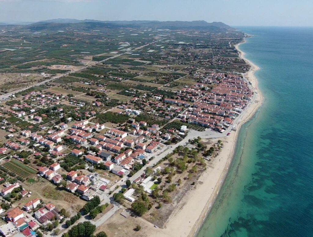 Ofrinio Beach - slika dronom