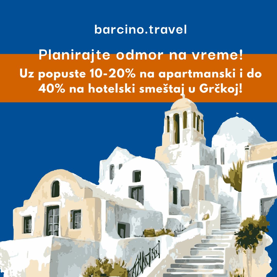 Akcija za maj za letovanje u Grčkoj
